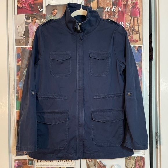 VINTAGE Gap Utility Jacket Navy size M - Picture 4 of 7